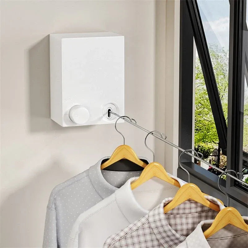 Adjustable Wall-Mounted Telescopic Clothesline. (FREE SHIPPING)